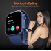 Fire-Boltt Gladiator 1.96" Biggest Display Smart Watch with Bluetooth Calling, Voice Assistant &123 Sports Modes, 8 Unique UI Interactions, SpO2, 24/7 Heart Rate Tracking (Blue)